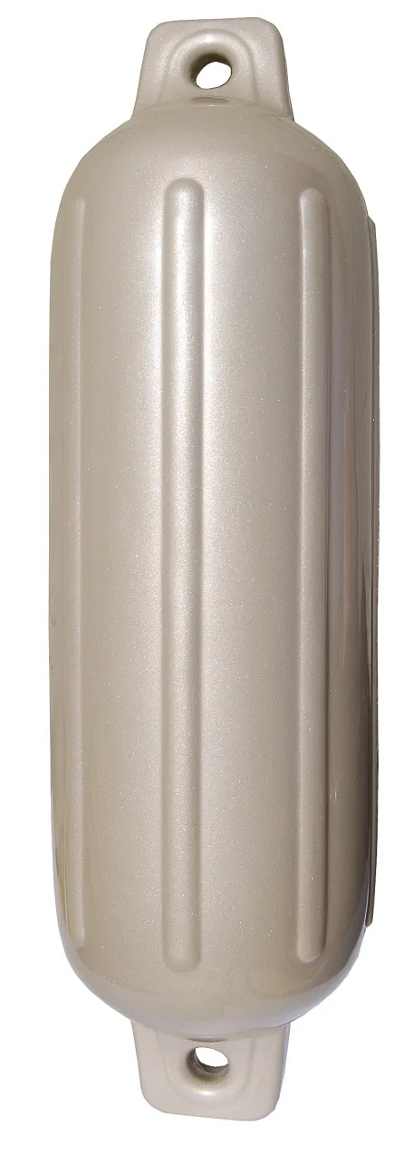 282600 – TAYLOR MADE Boat Fender, White Ribbed Cylinder 8-1/2 Inch Diameter x 27 Inch Length For 25 Foot To 35 Foot B...
